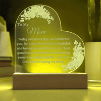 Load image into Gallery viewer, To My Mom - Love and Gratitude for being my Mom.
