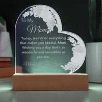 Load image into Gallery viewer, To My Mom - Love and Gratitude for being my Mom.
