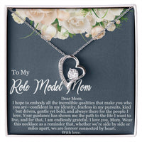Load image into Gallery viewer, My Role Model Mom Necklace - Forever Love Necklace
