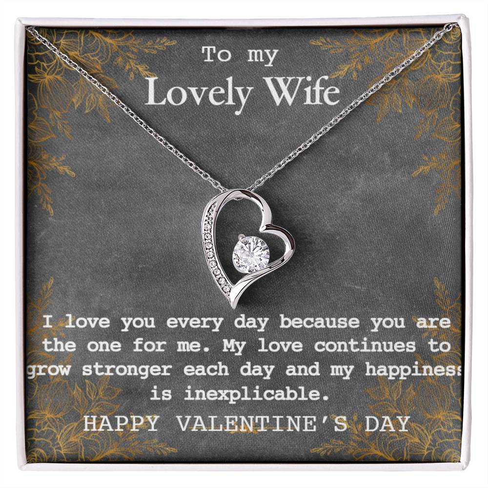 My loving wife Necklace - Forever Love