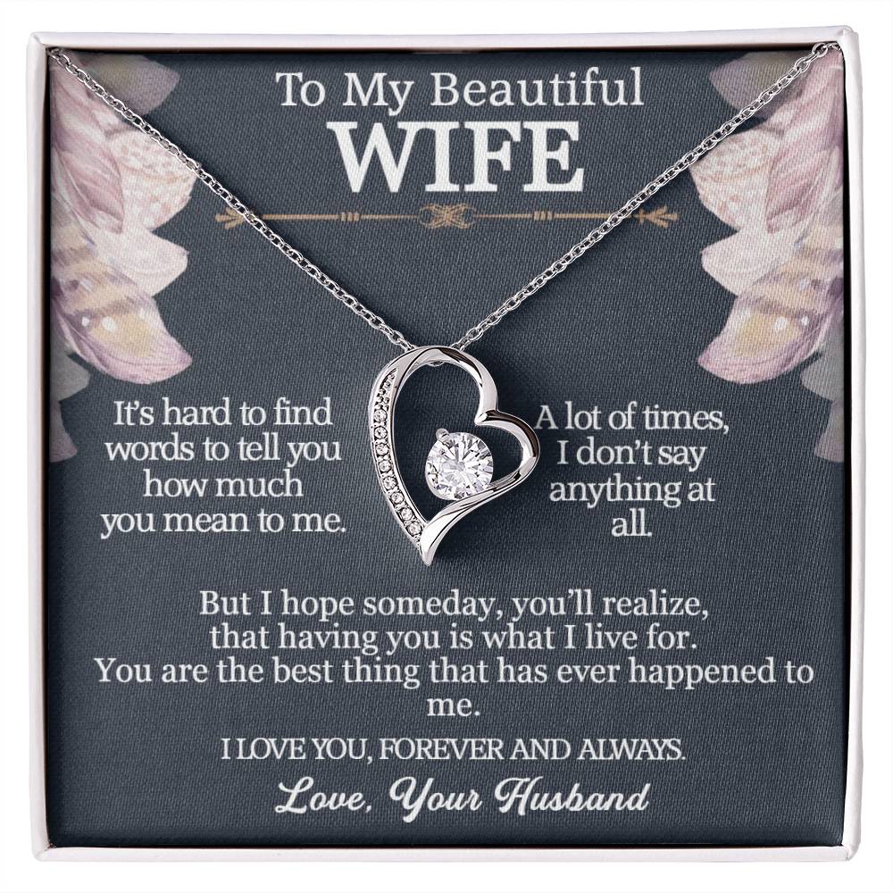 To My Beautiful Wife/Birthday Gift/Valentine's Gift Idea/Anniversary Gift/Mother's Day Gift