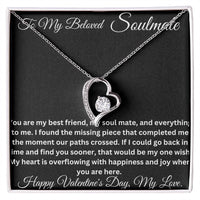 Load image into Gallery viewer, Illuminate Her Heart with the Forever Love Necklace/ Valentine&#39;s Gift for Wife
