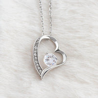 Load image into Gallery viewer, Illuminate Her Heart with the Forever Love Necklace/ Valentine&#39;s Gift for Wife
