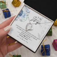 Load image into Gallery viewer, My Queen Wife -- Forever Love Necklace with On Demand Message Card
