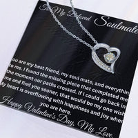 Load image into Gallery viewer, Illuminate Her Heart with the Forever Love Necklace/ Valentine&#39;s Gift for Wife
