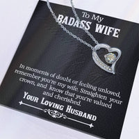 Load image into Gallery viewer, To My Badass Wife/Valentine&#39;s Day/Birthday Gift/Anniversary Gift Idea
