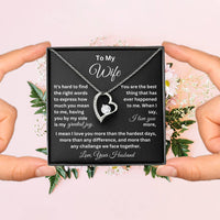 Load image into Gallery viewer, To My Wife - It&#39;s hard to find the right words to express how much you mean to me
