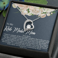 Load image into Gallery viewer, My Role Model Mom Necklace - Forever Love Necklace
