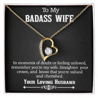 Load image into Gallery viewer, To My Badass Wife/Valentine&#39;s Day/Birthday Gift/Anniversary Gift Idea
