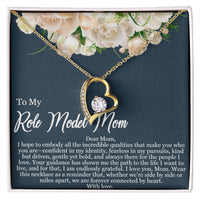 Load image into Gallery viewer, My Role Model Mom Necklace - Forever Love Necklace
