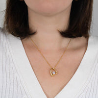 Load image into Gallery viewer, Illuminate Her Heart with the Forever Love Necklace/ Valentine&#39;s Gift for Wife
