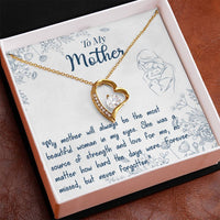 Load image into Gallery viewer, To my Mom - Forever Love Necklace with On Demand Message Card
