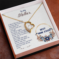 Load image into Gallery viewer, To my mother - Forever Love Necklace
