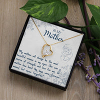 Load image into Gallery viewer, To my Mom - Forever Love Necklace with On Demand Message Card
