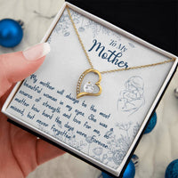 Load image into Gallery viewer, To my Mom - Forever Love Necklace with On Demand Message Card
