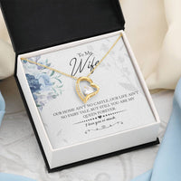 Load image into Gallery viewer, My Queen Wife -- Forever Love Necklace with On Demand Message Card
