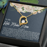 Load image into Gallery viewer, My Role Model Mom Necklace - Forever Love Necklace
