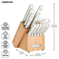Load image into Gallery viewer, 14-Piece Triple Rivet Kitchen Knife Set

