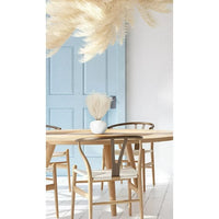 Load image into Gallery viewer, 14&quot; Artificial Pampas in White Ceramic Vase, Boho Home Decor
