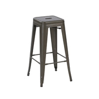 Load image into Gallery viewer, Modern Industrial Metal Barstool Set of 4, 30&quot; Backless Stackable Kitchen &amp; Bar Stools
