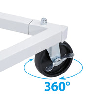 Load image into Gallery viewer, Heavy-Duty Clothing Garment Rack on Wheels - Silver 220 lbs
