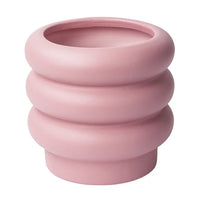 Load image into Gallery viewer, 6&quot; Chinook Ceramic Bubble Planter Pink Modern Design
