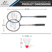 Load image into Gallery viewer, Badminton Set with Durable Rackets &amp; Shuttlecocks
