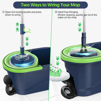 Load image into Gallery viewer, Spin Mop and Bucket Set with Wringer
