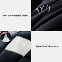 Load image into Gallery viewer, 3 Pieces Bed in a Bag Comforter Set
