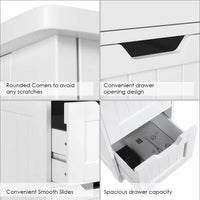 Load image into Gallery viewer, Modern Bathroom Floor Cabinet with 4 Drawers
