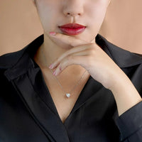 Load image into Gallery viewer, Gorgeous 1 Carat Heart Cut Moissanite Pendant Necklace
