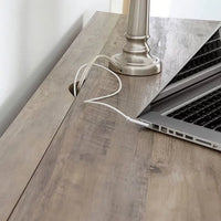 Load image into Gallery viewer, Timeless Rustic Gray Cube Storage Office Desk
