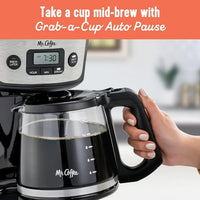 Load image into Gallery viewer, 12-Cup Stainless Steel Programmable Coffee Maker
