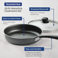 Load image into Gallery viewer, Tramontina Primaware 18 Piece Non-stick Cookware Set
