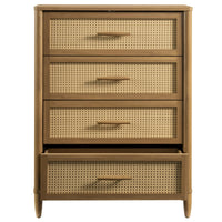 Load image into Gallery viewer, Springwood 4-Drawer Dresser, Tropical Light Honey Finish
