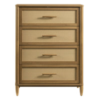 Load image into Gallery viewer, Springwood 4-Drawer Dresser, Tropical Light Honey Finish
