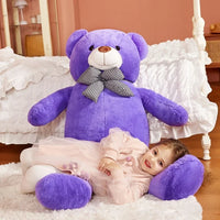 Load image into Gallery viewer, Giant Teddy Bear Stuffed Animal Plush Toy, Large Jumbo Teddy Bear 47 Violet
