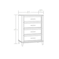 Load image into Gallery viewer, Springwood 4-Drawer Dresser, Tropical Light Honey Finish
