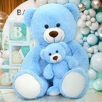 Load image into Gallery viewer, Mommy and Baby Giant Teddy Bear 39&quot; Bear Stuffed Animal Plush Toy
