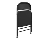 Load image into Gallery viewer, SmartFold All-Steel Folding Chairs, 4-Pack, Black
