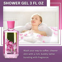 Load image into Gallery viewer, Sweet Bloom Spa Travel Set - Body Lotion, Shower Gel, Mist, Unisex Fragrance
