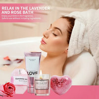 Load image into Gallery viewer, Lavender Rose Bath Relaxation Kit
