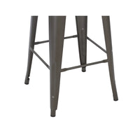 Load image into Gallery viewer, Modern Industrial Metal Barstool Set of 4, 30&quot; Backless Stackable Kitchen &amp; Bar Stools
