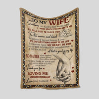 Load image into Gallery viewer, To My Wife Blanket

