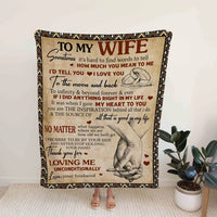 Load image into Gallery viewer, To My Wife Blanket
