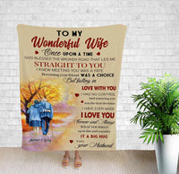 Load image into Gallery viewer, To My Wife Blanket from Husband
