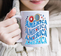 Load image into Gallery viewer, Celebrate Independence Day with Our Patriotic 4th of July Mug 11 oz
