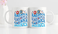 Load image into Gallery viewer, Celebrate Independence Day with Our Patriotic 4th of July Mug 11 oz
