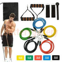 Load image into Gallery viewer, 11 PCS Resistance Band Set Yoga Pilates Abs Exercise Fitness Tube Workout Bands

