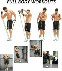 Load image into Gallery viewer, 11 PCS Resistance Band Set Yoga Pilates Abs Exercise Fitness Tube Workout Bands
